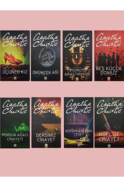 Altın Kitaplar AGATHA CHRISTIE KİTAPLARI ÖZEL MİDİ BOY 8 ADET TOPLAM