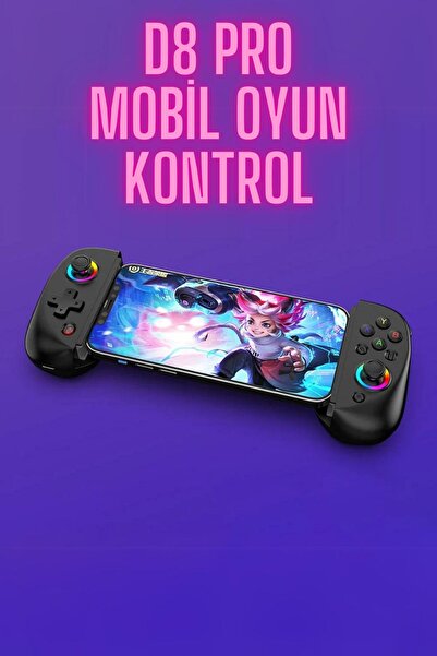 L'eDoren BSP D8 PRO RGB Tablet Oyun denetleyicisi kablosuz P3 P4 Android IOS ...