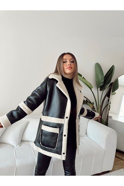 SONREİR GROßE TASCHE FERTIGER MANTEL