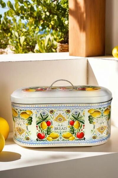 Arma House La Dolce Vita - Sicilian Metal Medium Size White Brot and Box No:12
