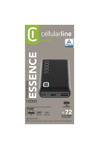 Cellular Line Essence 10000 Powerbank Black