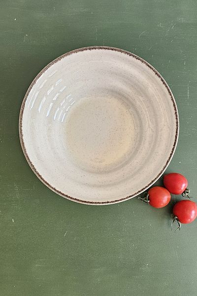 Kütahya Porselen 23 Cm Modern Cinnamon Color Salad Plate