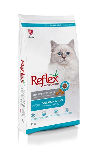 Reflex Somonlu Pirinçli Kısırlaştırılmış Kedi Maması 15 Kg