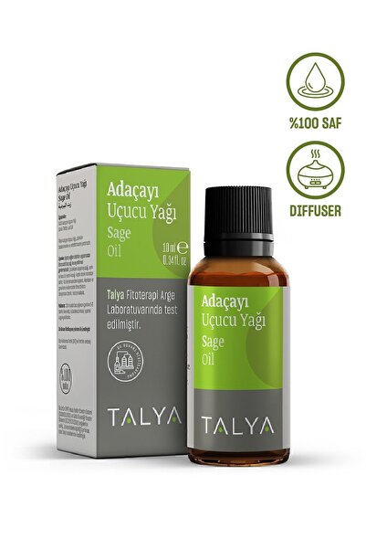 Talya Adaçayı Uçucu Yağı, %100 Saf Ve Doğal, 10 ml