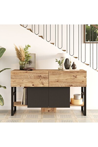 Yurudesign ML25 Iron Metal Konsol 4 Kapaklı
