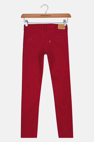 Levi's Kids Girls Super Skinny Jeans, Maroon