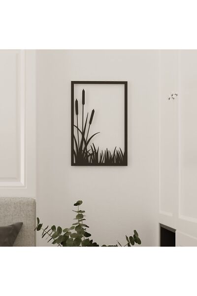 Yurudesign Lazer Cnc Kesim Metal Duvar Tablo Sazlık 30*45 La8-b