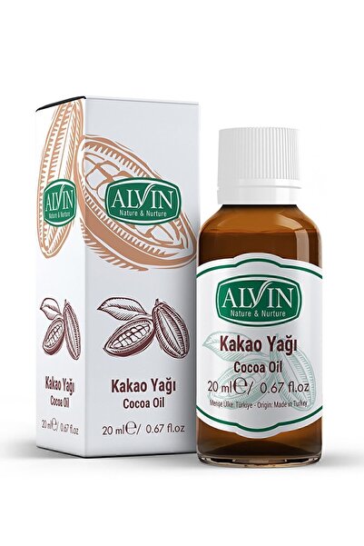 Alvin 20 ml Cocoa Butter - Cold Pressed, 100% Pure and Natural