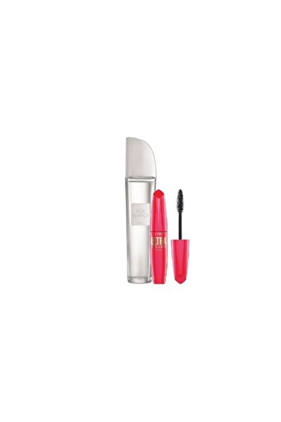 AVON عطر بور بلانكا 50 مل + ماسكارا فائقة الحجم أسود داكن