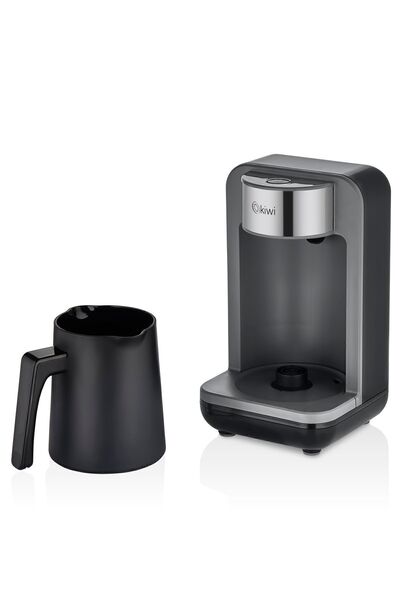 Kiwi Kcm-7570 Siyah Otomatik Türk Kahve Makinesi Közde Pişirme Ve Bol Köpüklü