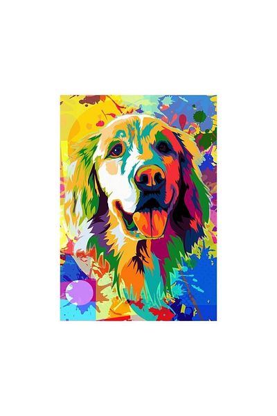 Blue Focus 500 Piece Puzzle - Colorful Dog
