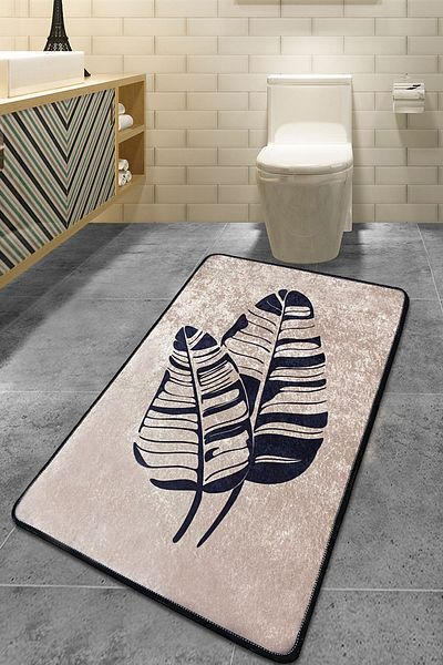 Chilai Home Χαλί μπάνιου Lipha Beige 70x120 cm Djth