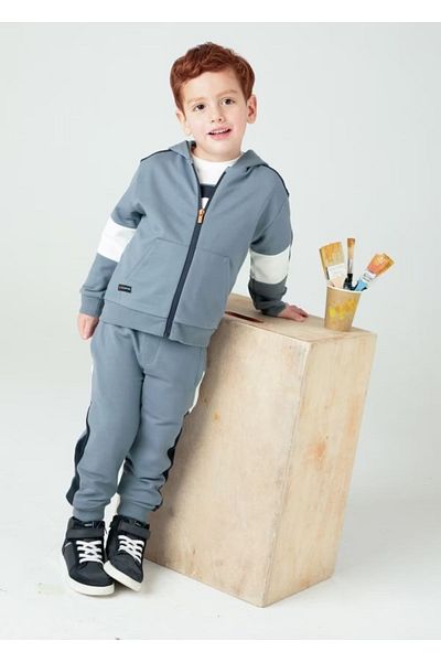 MAYORAL Σετ αθλητικής φόρμας 3 τεμαχίων Mayoral Boy 3-9 Years - Γκρι