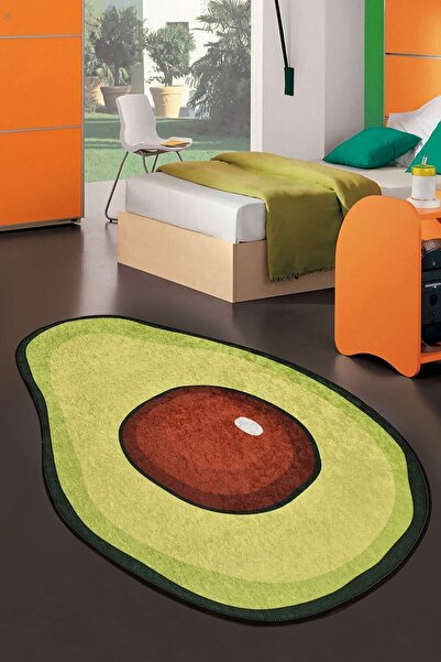 Chilai Home Avacado Kaymaz Taban Dekoratif Halı Djth