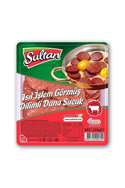SULTAN ET Sultan Dana Dilimli Sucuk 250 Gr