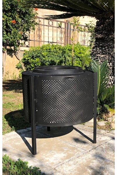 Genel Markalar Dış Mekan Siyah Bahçe Şöminesi Ateş Kovası