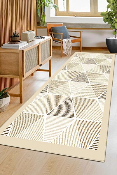 Chilai Home Ecora Bej Dekoratif Halı Dikdörtgen Djth