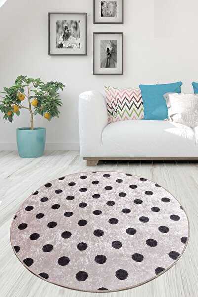 Chilai Home Jenny Çap Dekoratif Kaymaz Taban Halı Djth