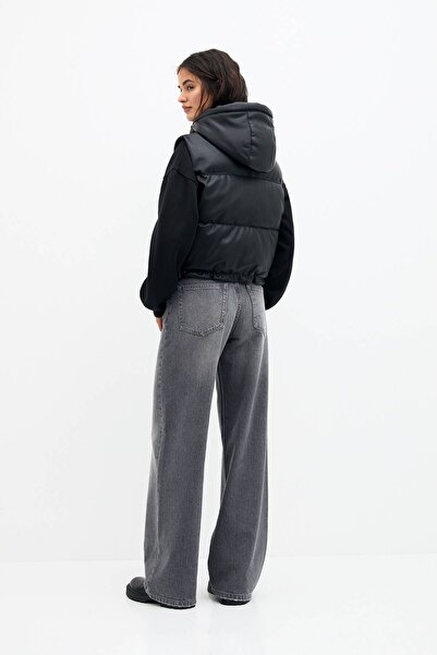 Pull & Bear Suni deri şişme yelek