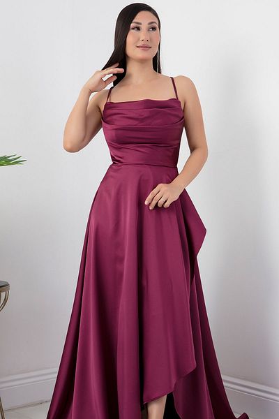 PULLIMM Rochie cu bretele Glope din satin - SB6037