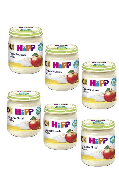 Hipp Organik Elmalı Sütlaç 200 gr x 6 Adet