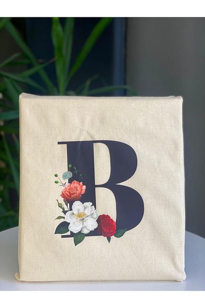 bezçantadünyası Raw Cloth Shoulder Bag - Letter B