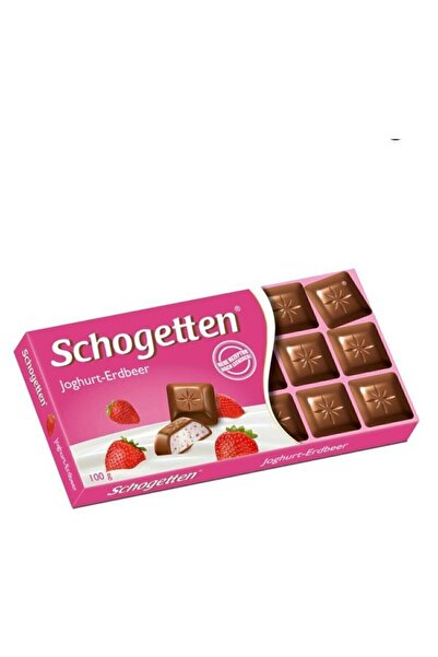 Schogetten Yoğurt Ve Çilek Aromalı 100 gr Çikolata