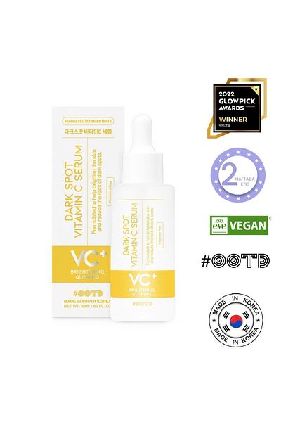 OOTD Dark Skin Blemishes - Dark Spot Vita C Serum Providing a Bright Look