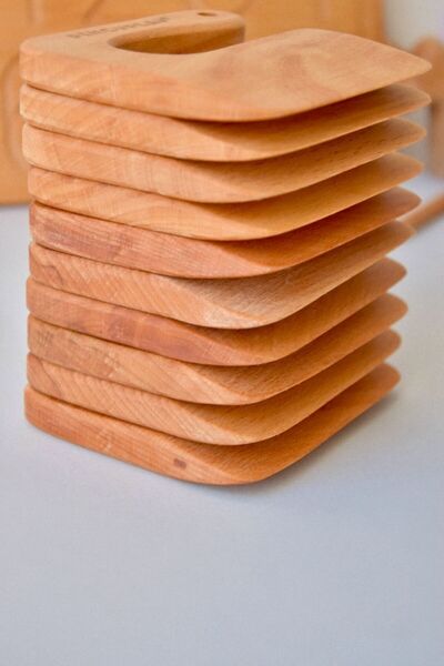 PİNGUPLAY Montessori Güvenli Kesme Bıçağı ( 1adet Güvenli Kesme Bıçağı, Ahşap Oyuncak Bıçak