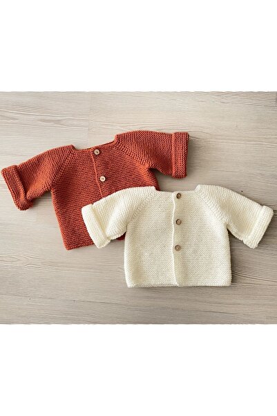 Hobihanem Tuhafiye Bebek El Yapımı Örgü Hırka