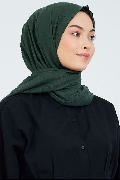 m moon scarf Şal Premium Bamboo Cashew „Dark Khaki“