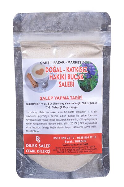 DilekSalep Meşhur Bucak Salebi 50gr,Katkısız saf Salep, Sahlep