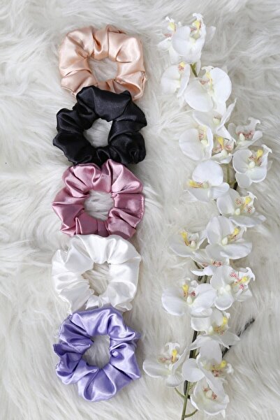 Activforte Saten Saç Lastik Toka Seti 5 Li