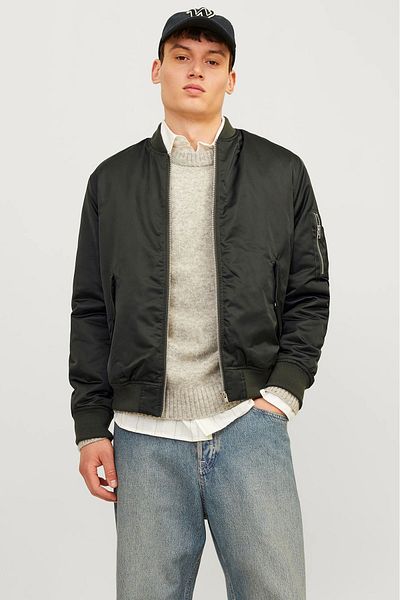 Jack & Jones Jachetă Bomber kaki pentru bărbați - Jjocean 12256857