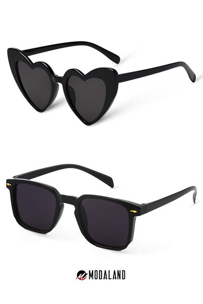 ModaLand 2-piece Glasses Set for Bride and Groom - Bride and Groom