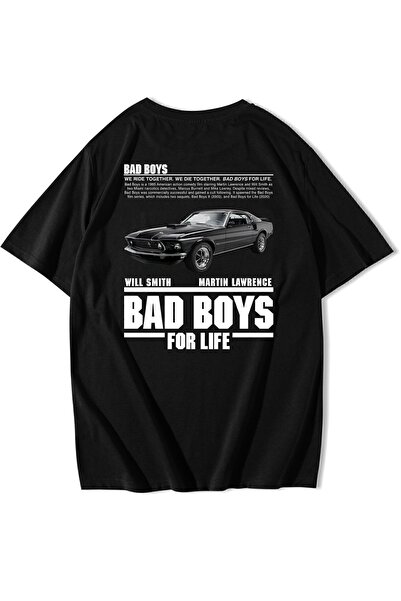 BRZ COLLECTION Μπλουζάκι Unisex Oversize 'Bad Boys For Life'