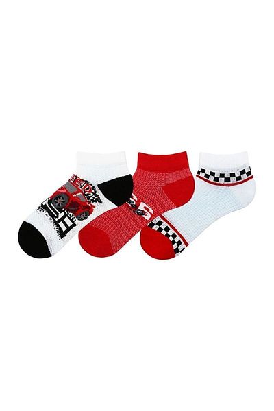 BRZ KIDS Набор от 3 ботуши за момчета Speed Race Booties Socks