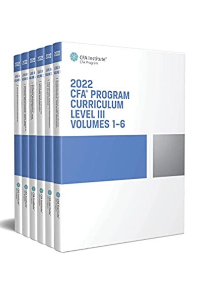 Wiley مجموعة مناهج برنامج CFA المستوى الثالث 2022