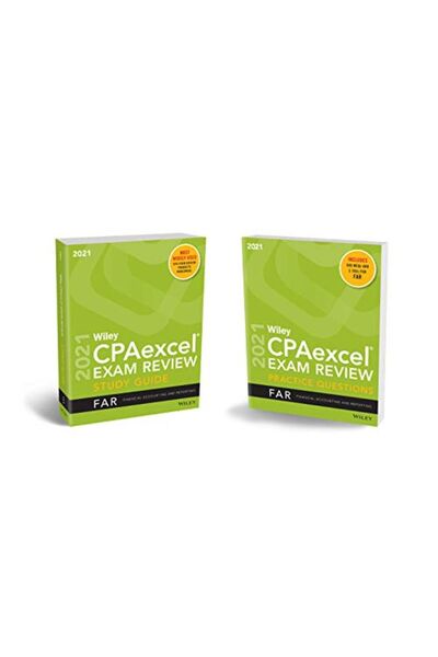 Wiley دليل دراسة امتحان Cpaexcel 2021 + مجموعة أسئلة المحاسبة المالية وإعداد ...