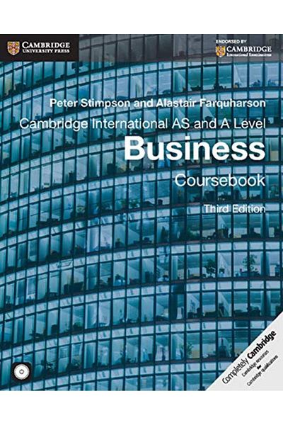 Cambridge International As And A Level Business Coursebook With Cdrom