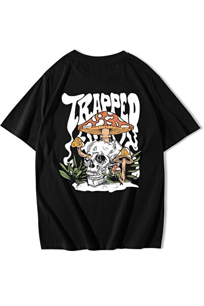 BRZ COLLECTION Tricou oversize unisex Trapped