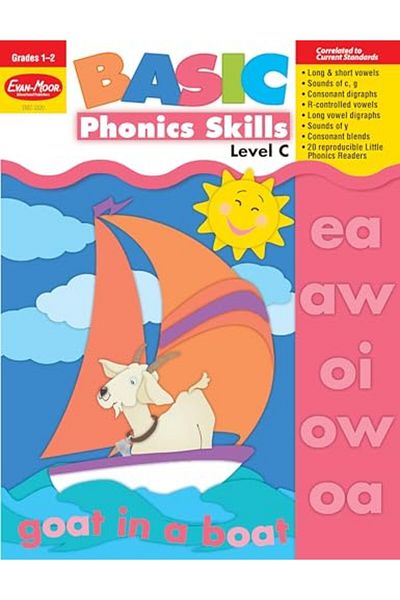 Evan Moor Educational مهارات الصوتيات الأساسية المستوى ج