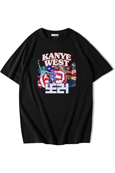 BRZ COLLECTION Tricou Kanye West unisex oversize