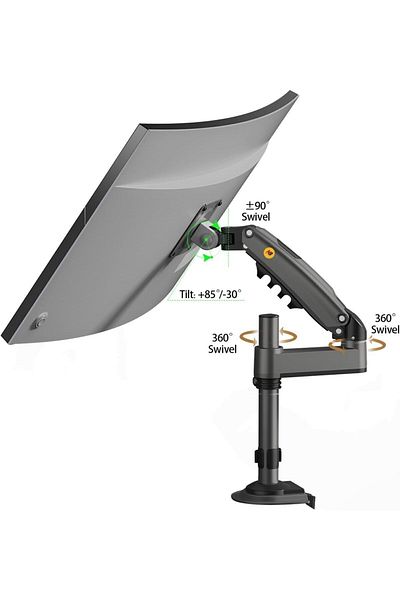 Ergoflex حامل شاشة North Bayou Nb H100 17 بوصة - 30 بوصة مع ممتص الصدمات 2-9 كجم Vesa