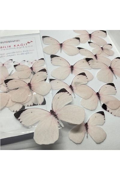 Yenilebilir Kağıt Wafer paper Edible Butterfly - YK-003
