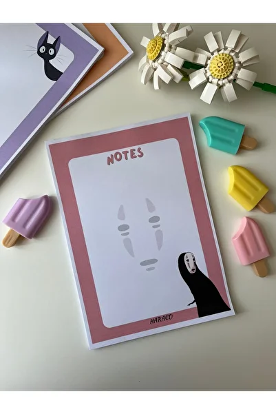 Hara Company Ghibli Patterned A5 Size Notepad - Spirited Away