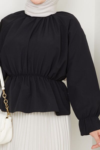 CNG MODA Hijab - Short Shirt with Elastic Waist