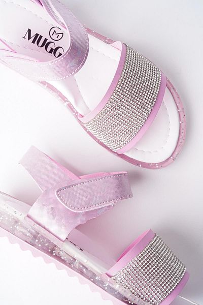 MUGGO Winnie Guaranteed Daily Orthopädische Mädchen-Sandalen mit leichter Sohle und Klettverschluss