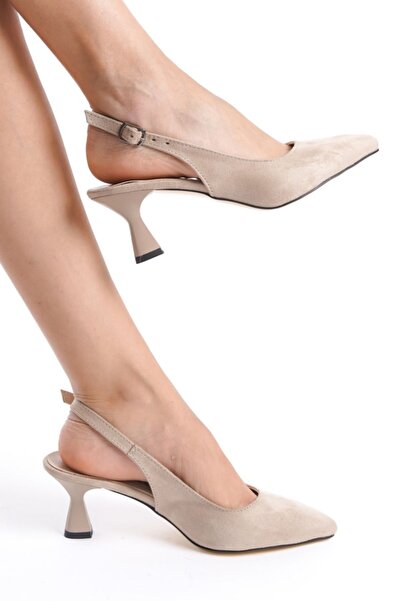 Ayakkabı Podyumum ŞEVVAL - Toc în formă de pahar din piele întoarsă pentru se...