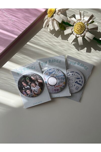 Hara Company New Jeans 3’lü Rozet